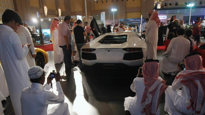 Pameran mobil mewah di Arab Saudi