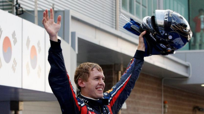 Sebastian Vettel juara di GP Korea