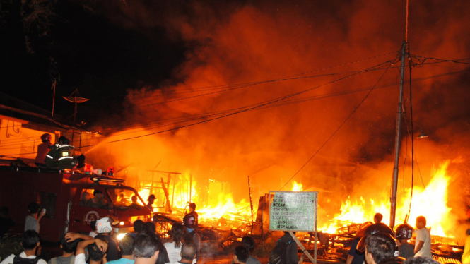 Kebakaran di Pontianak, Kalimantan Barat