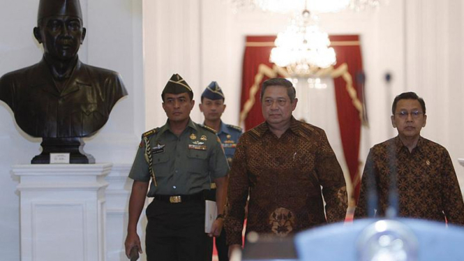 Presiden SBY umumkan hasil reshuffle kabinet