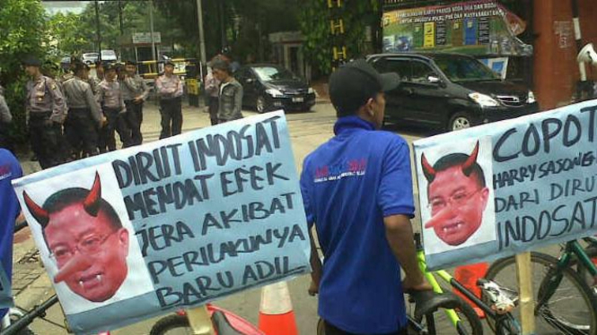 Demo Dirut PT. Indosat