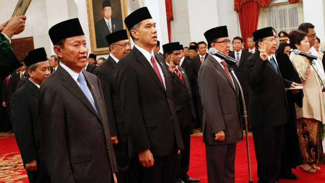 Pelantikan Menteri Kabinet Indonesia Bersatu II