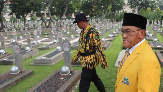 Peringatan Ulang Tahun Partai Golkar di Taman Makam Pahlawan Kalibata