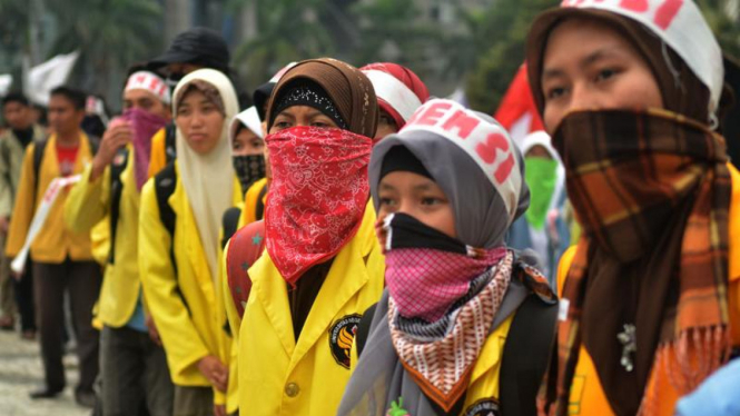 Aksi Demonstrasi Evaluasi Pemerintahan SBY-Boediono, Kamis 20 Oktober 2011