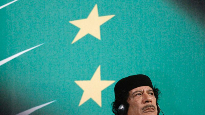 Pemimpin Libya Moammar Khadafi