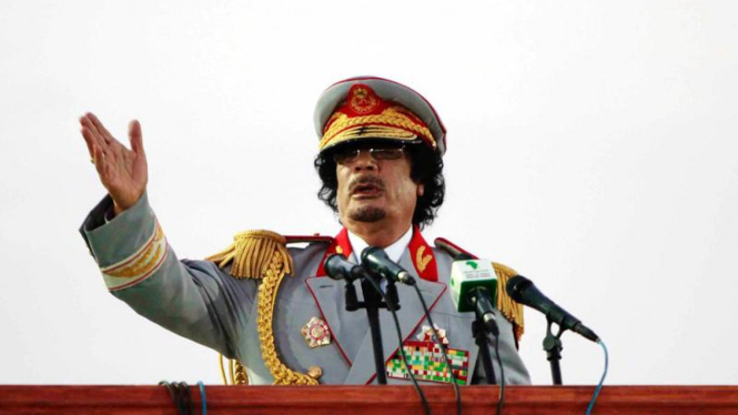 Pemimpin Libya Moammar Khadafi