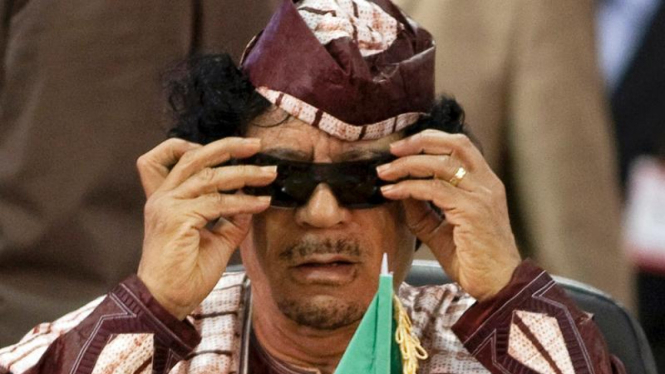 Pemimpin Libya Moammar Khadafi