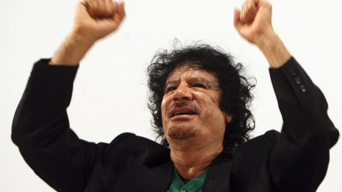 Pemimpin Libya Moammar Khadafi