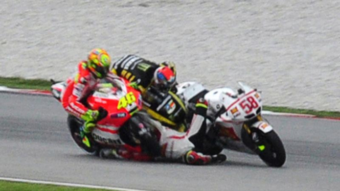 Marco Simoncelli di MotoGP Malaysia