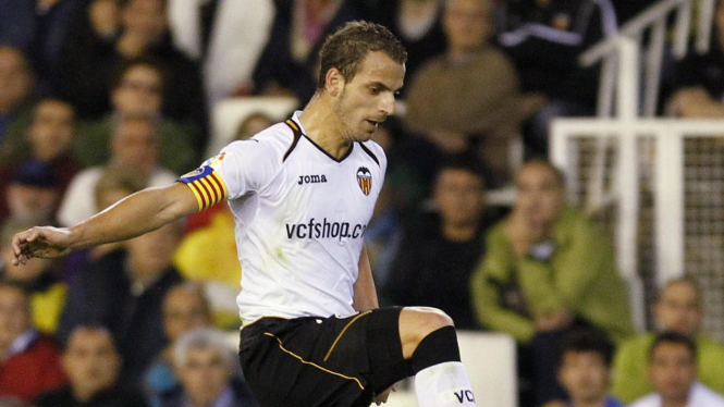 Pemain Valencia Roberto Soldado 