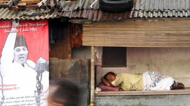 Potret kemiskinan di Indonesia. (ilustrasi)
