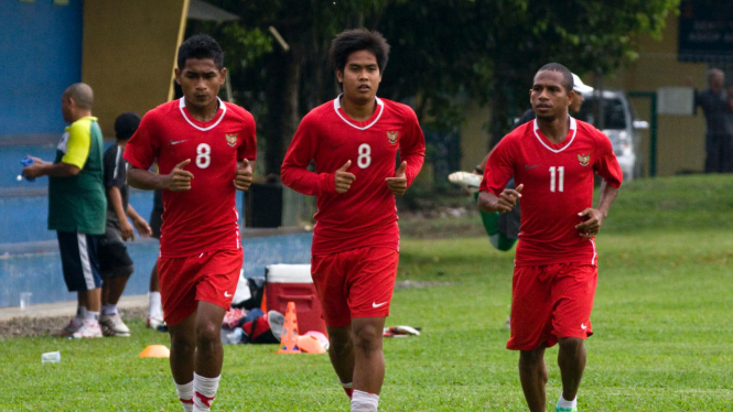 Latihan Timnas Indonesia U-23