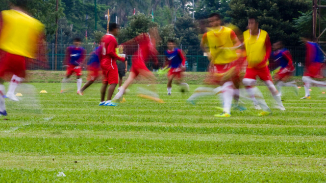 Latihan Timnas Indonesia U-23