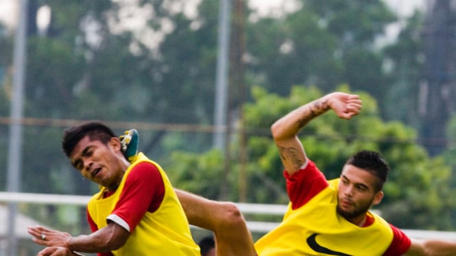 Latihan Timnas Indonesia U-23