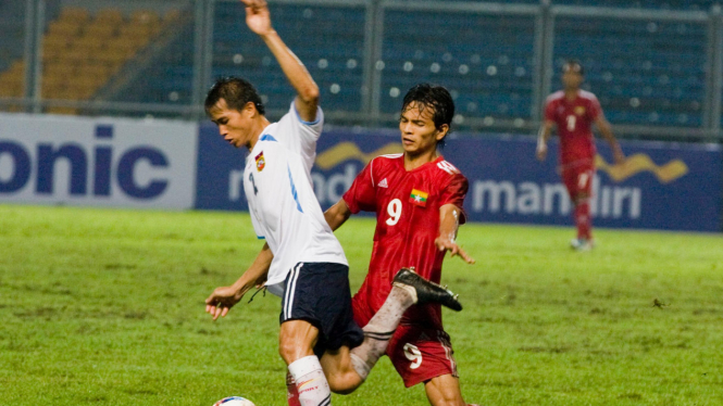 Laos Vs Myanmar Di Seagames 2011