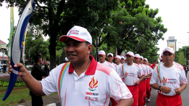 Obor Sea Games 2011 Sampai Di Balai Kota