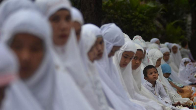 Sholat Idul Adha di Mesjid Baitul Rahman