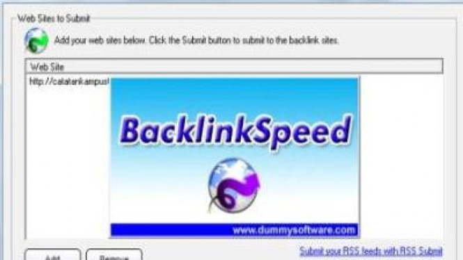 Software BacklinkSpeed