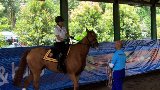 Putri Sirivannavari Nariratana berlatih di Arthayasa Stables