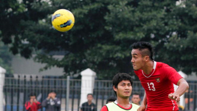 Latihan Tim Nasional U-23 Jelang Melawan Malaysia Di Sea Games 2011