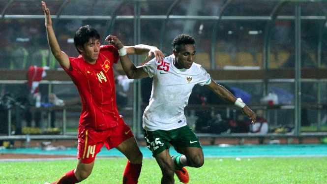 Laga Indonesia Vs Vietnam di SEA Games 2011 Jakarta-Palembang