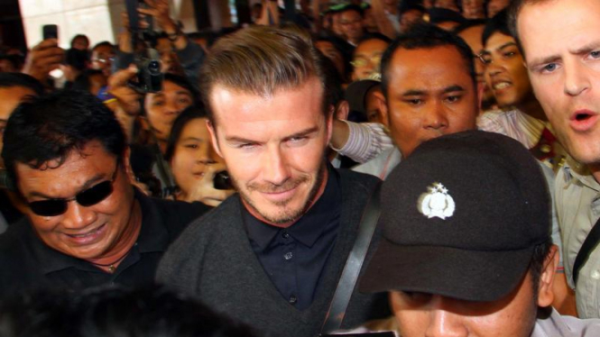 David Beckham tiba di Jakarta