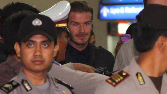 David Beckham tiba di Jakarta