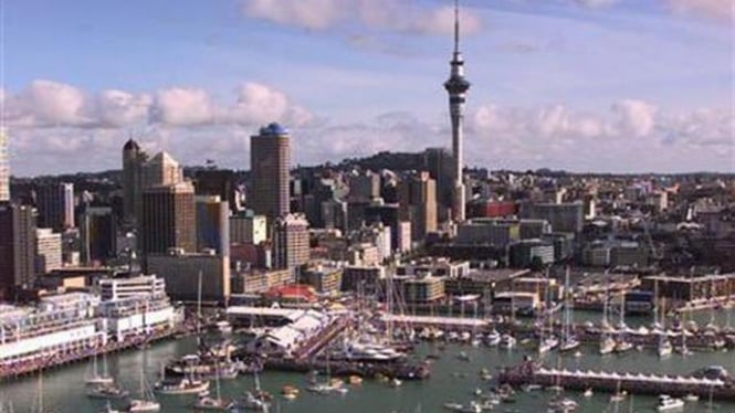 Pemandangan Kota Auckland Selandia Baru