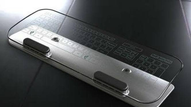 Keyboard dari kaca