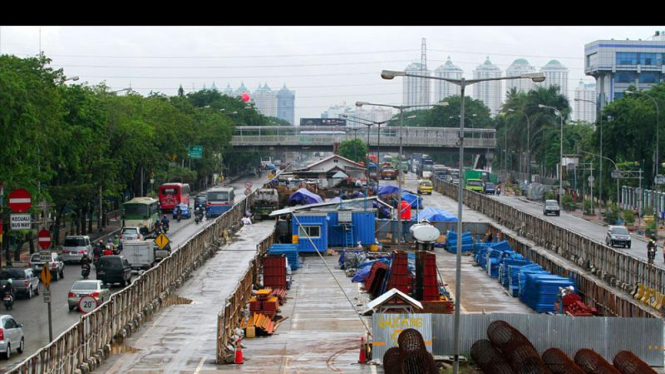 Pembangunan Fly Over Yos Sudarso Jakarta Utara