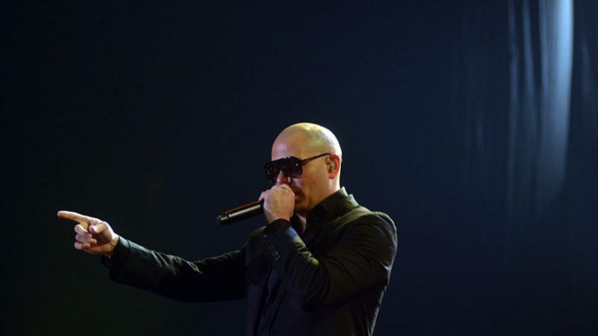 Pitbull Konser di Jakarta beberapa waktu lalu
