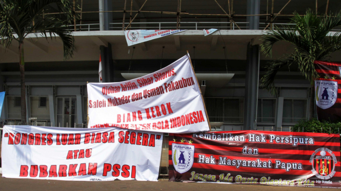 Demo Pendukung Persipura Jayapura