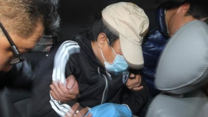 Nelayan China ditahan setelah menusuk polisi air Korea Selatan