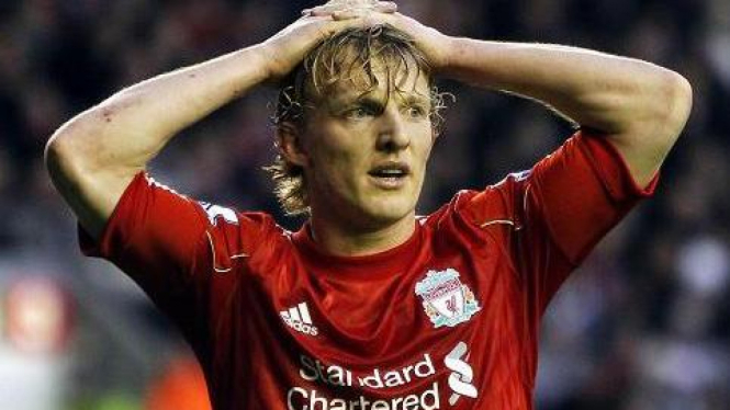 Dirk Kuyt saat masih berseragam Liverpool.