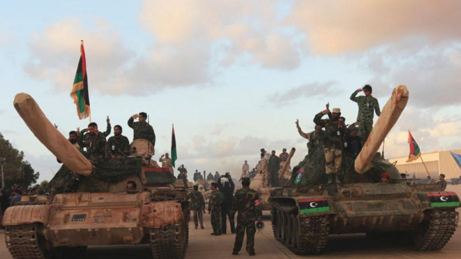 Parade Militer Tentara Libya