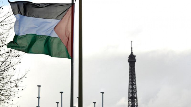 Bendera Palestina dikibarkan di Unesco