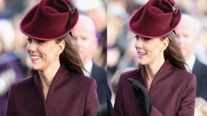 Busana Kate Middleton saat Natal