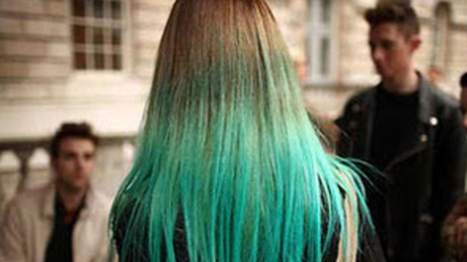 rambut hijau