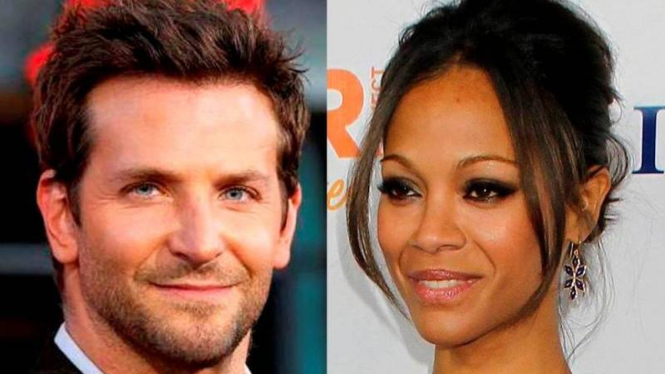 Bradley Cooper dan Zoe Saldana