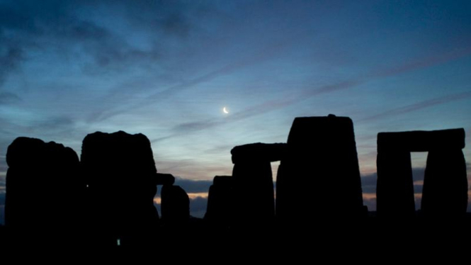 Perayaan Winter Solstice di Stonehenge