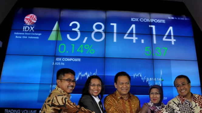 Penutupan IHSG di Bursa Efek Indonesia