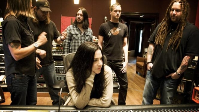 Evanescence Rekaman di Studio