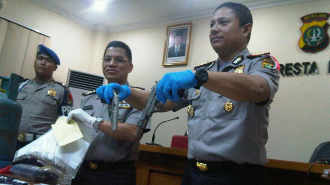 Polisi Kabupaten Bekasi temukan senjata api, amunisi dan narkoba