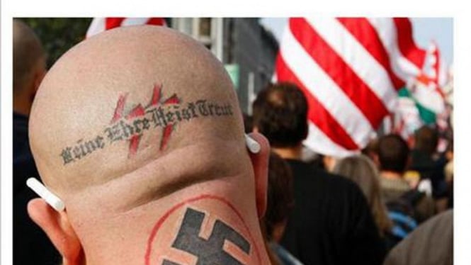 Ilustrasi pendukung Neo Nazi.