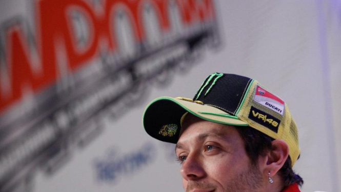 Valentino Rossi di acara Wrooom