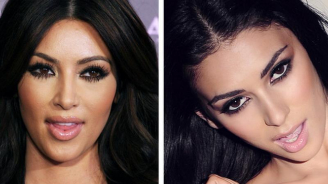 Kim Kardashian dan Georgia Salpa