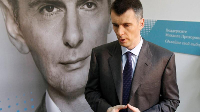 Miliuner Rusia, Mikhail Prokhorov 