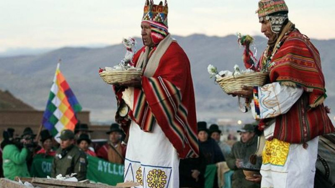 Dukun Inca di Bolivia