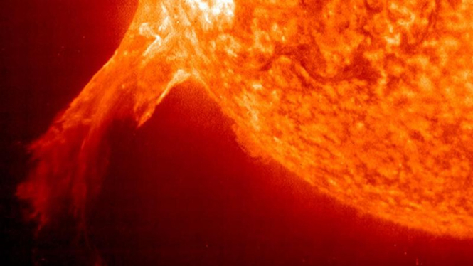 Solar flare atau lidah api matahari