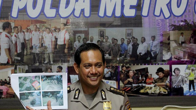 Jumpa Pers Kecelakaan Xenia Maut di Polda Metro Jaya
